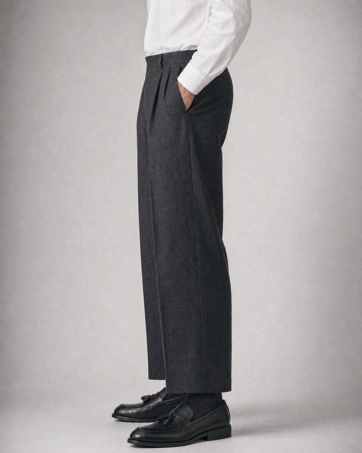 Men's Tassel Loafers worn, back | Belmorne