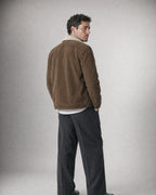 Men's Cotton Corduroy Jacket worn, back | Belmorne