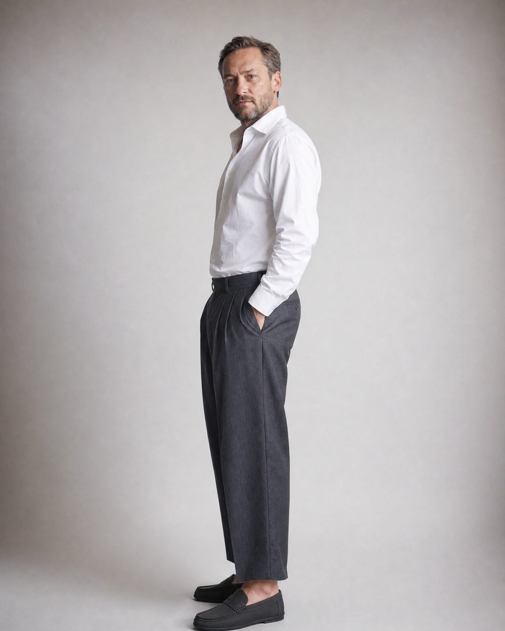 Men's Penny Loafers worn, back | Belmorne