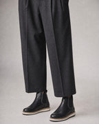 Men's Elastic-Side Ankle Boots worn, front | Belmorne