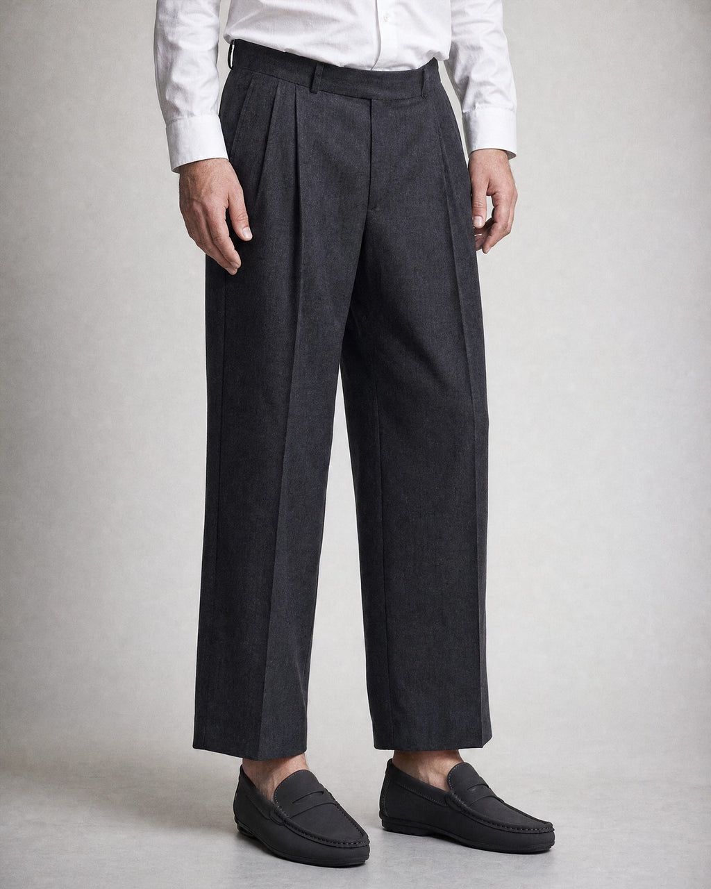 Men's Penny Loafers worn, front | Belmorne