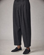 Men's Suede-Finish Driving Loafers worn, front | Belmorne