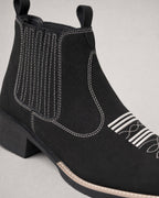 Men's Square-Toe Western Chelsea Boots detail | Belmorne