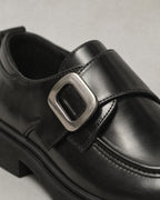Women's Buckle Platform Loafers detail | Belmorne