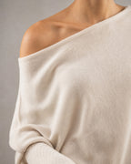 Women's Off-Shoulder Sweater detail | Belmorne