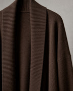 Women's Shawl-Collar Long Cardigan detail | Belmorne