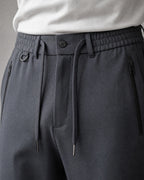 Men's Drawstring Straight Trousers detail | Belmorne