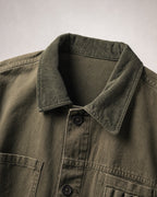 Men's Cotton Barn Jacket detail | Belmorne