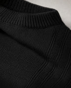 Men's Fine Knit Crew-Neck Sweater detail | Belmorne