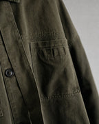 Men's Cotton Barn Jacket detail | Belmorne