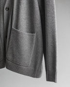 Men's Stand-Collar Knit Cardigan detail | Belmorne