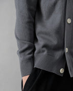 Men's Collared Knit Cardigan detail | Belmorne