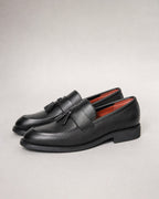 Men's Tassel Loafers in Black | Belmorne
