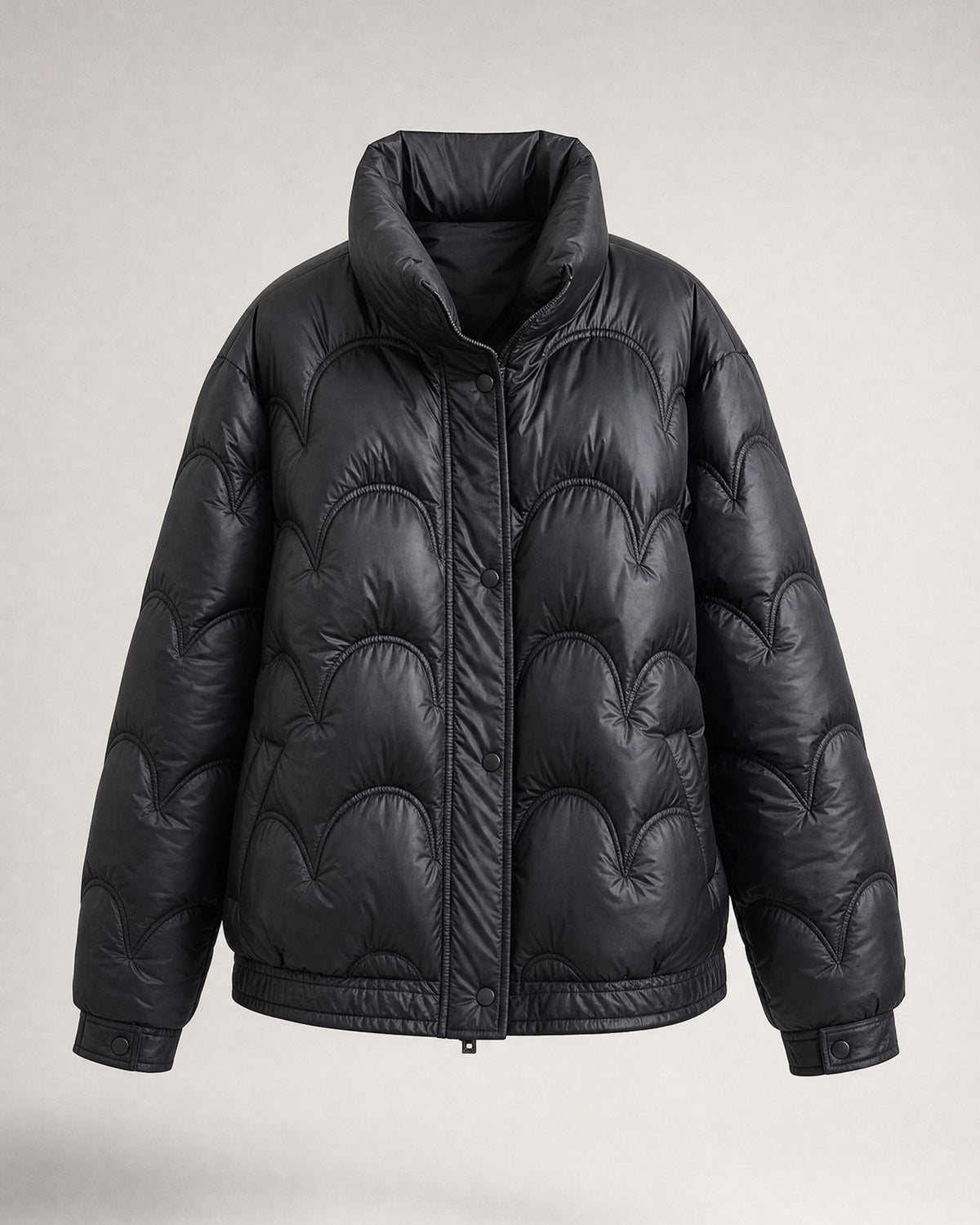 Women's Quilted Jacket in Black | Belmorne
