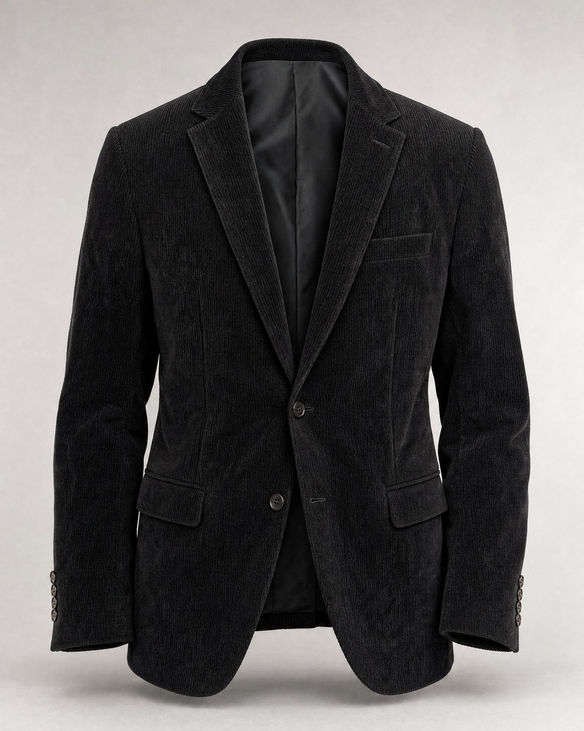 Men's Corduroy Blazer in Black | Belmorne