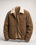 Men's Cotton Corduroy Jacket in Coffee | Belmorne