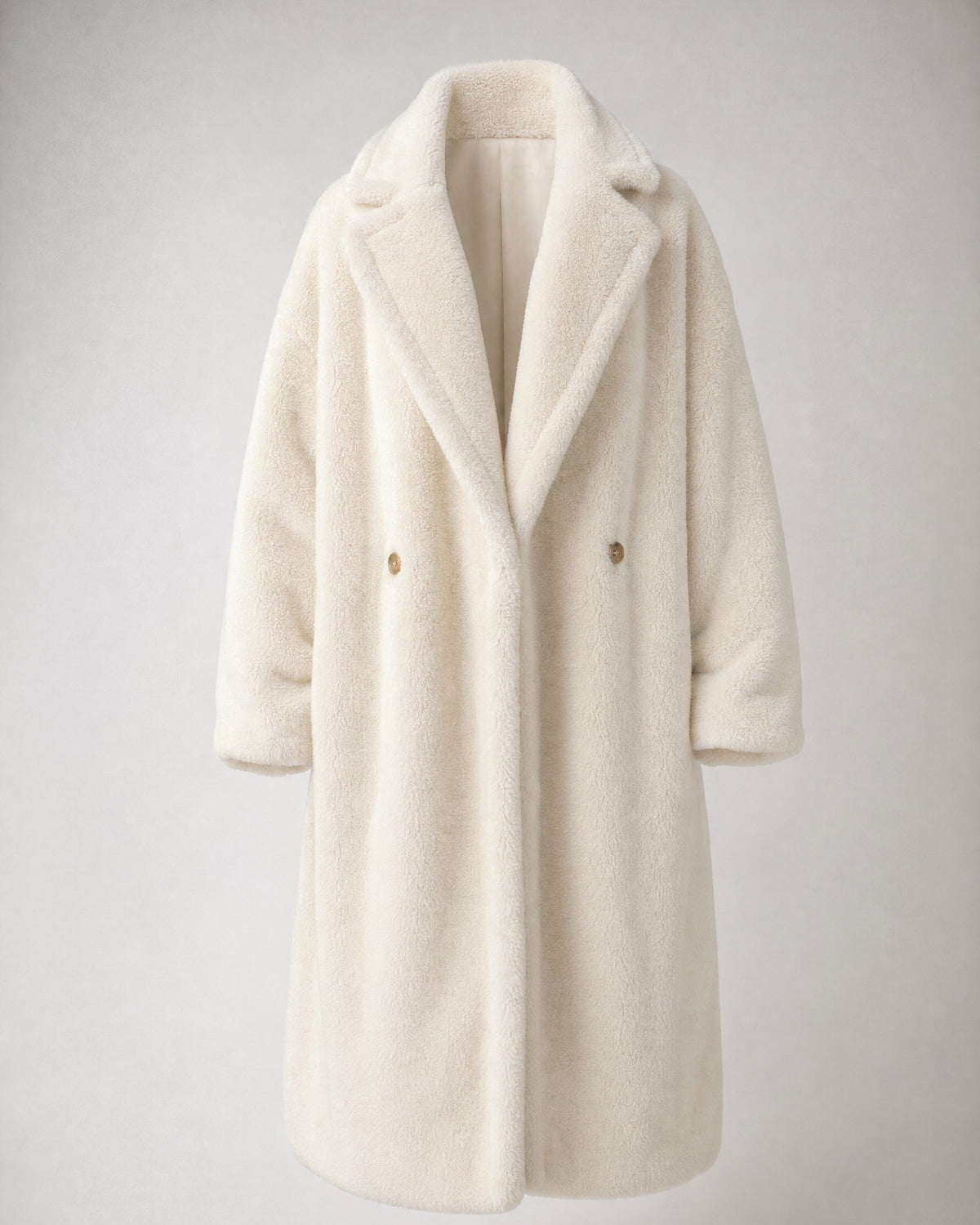 Women's Teddy Coat in Cream | Belmorne