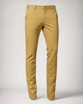 Men's Slim Stretch Chinos in Khaki | Belmorne