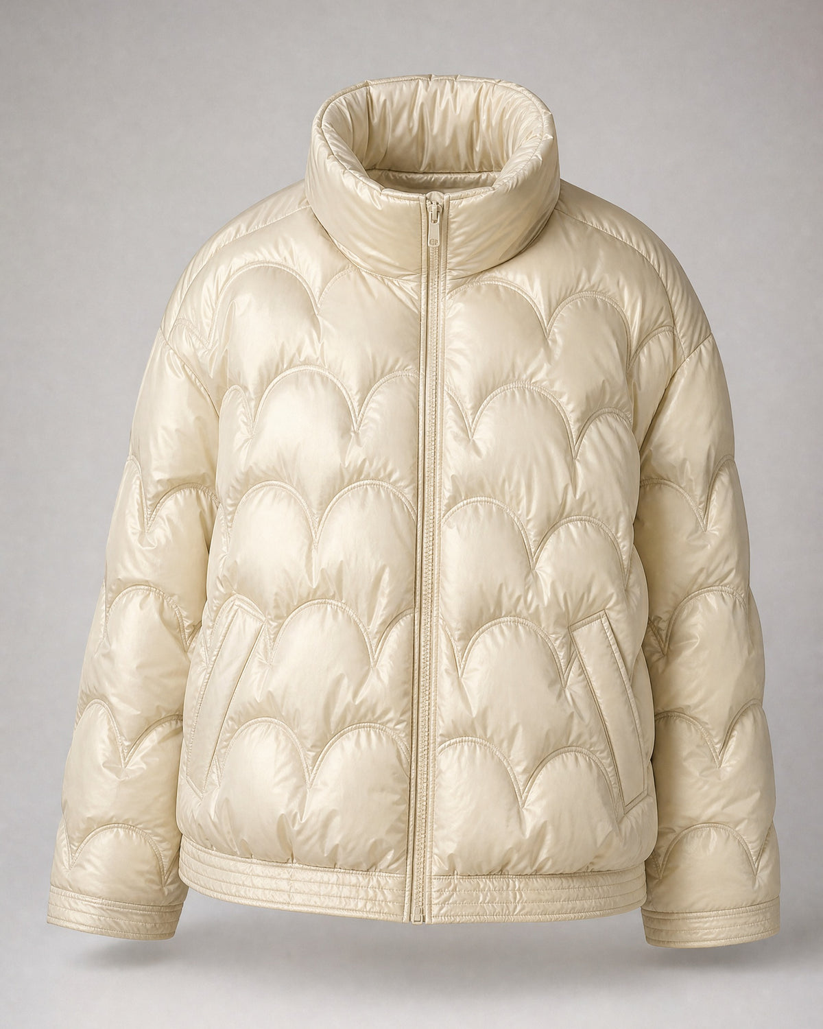 Women's Quilted Jacket in Khaki | Belmorne