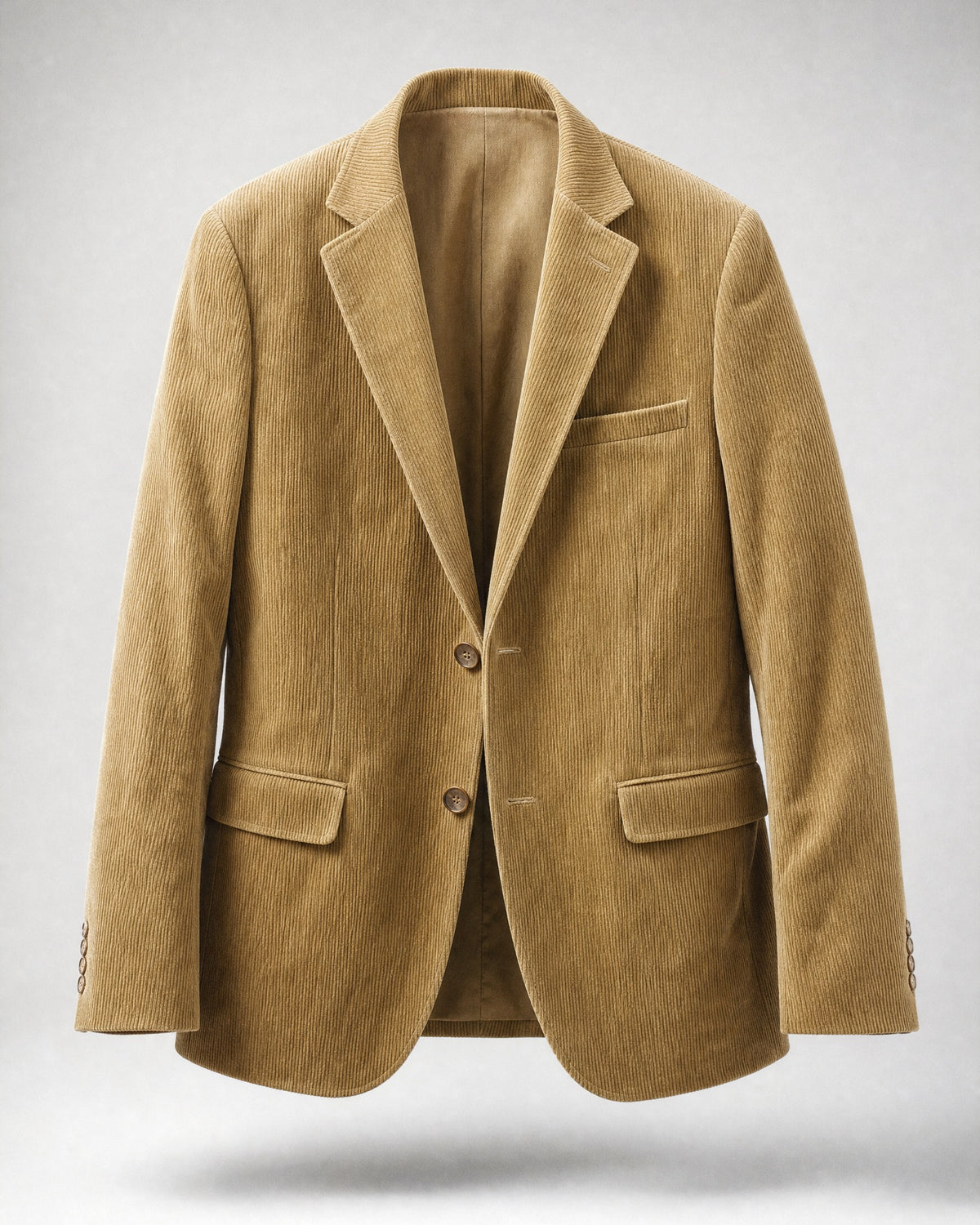 Men's Corduroy Blazer in Khaki | Belmorne