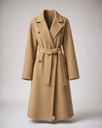 Women's Belted Trench Coat in Khaki | Belmorne