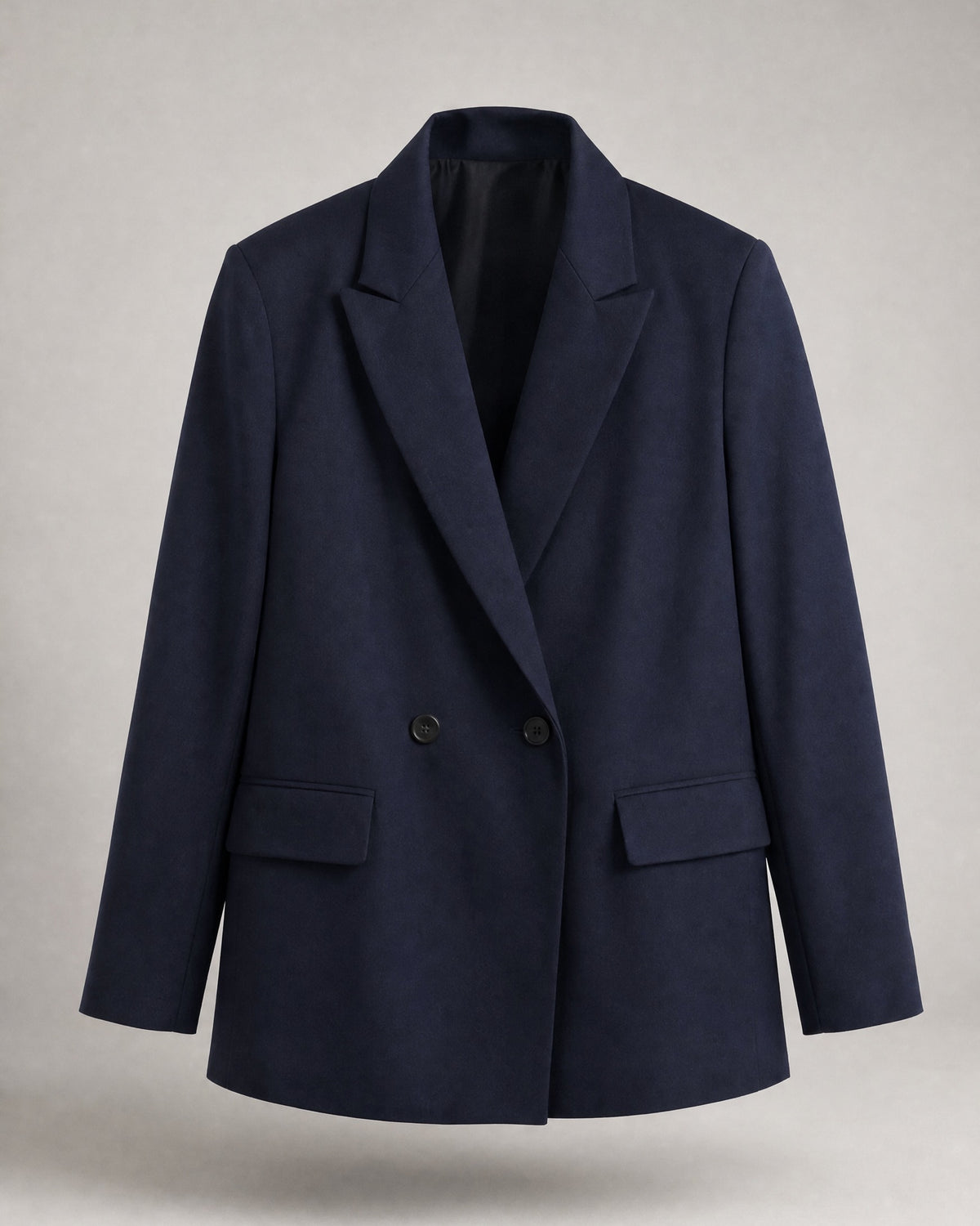 Women's Double-Breasted Blazer in Navy | Belmorne